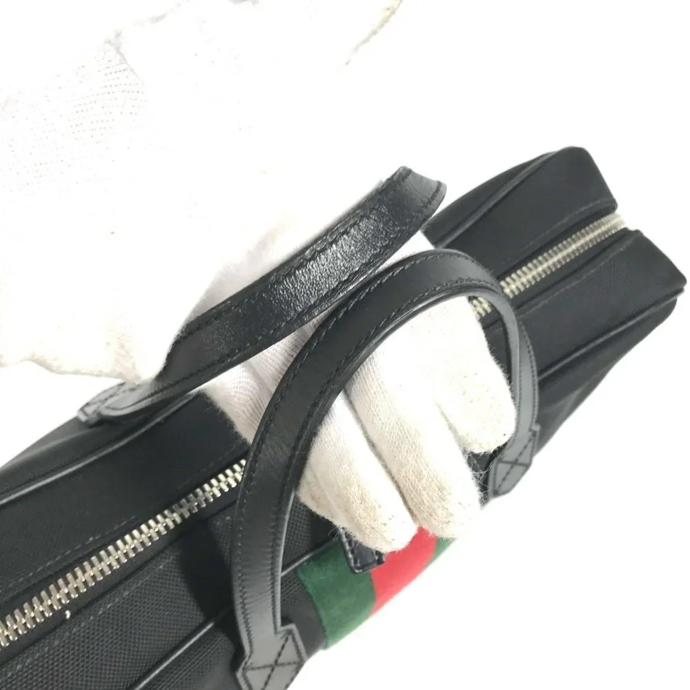 GUCCI Black Leather Shoulder Bag - Picture 9 of 14